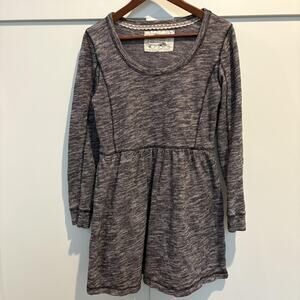 Saturday Sunday Dress Womens Small Gray Long Sleeve Knit Pockets Anthropologie‎